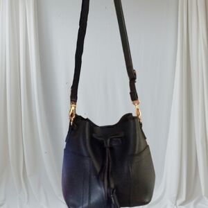 Hobo bucket bag. Genuine leather.